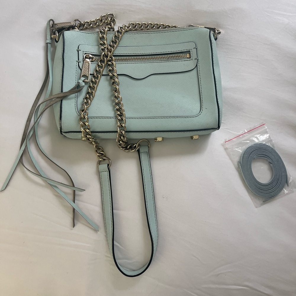 Light blue rebecca minkoff crossbody
